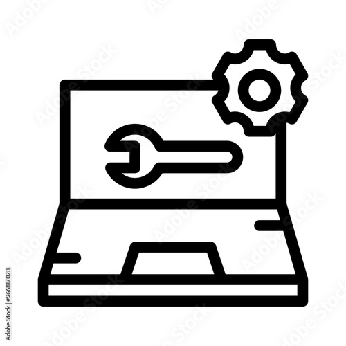 troubleshoot line icon