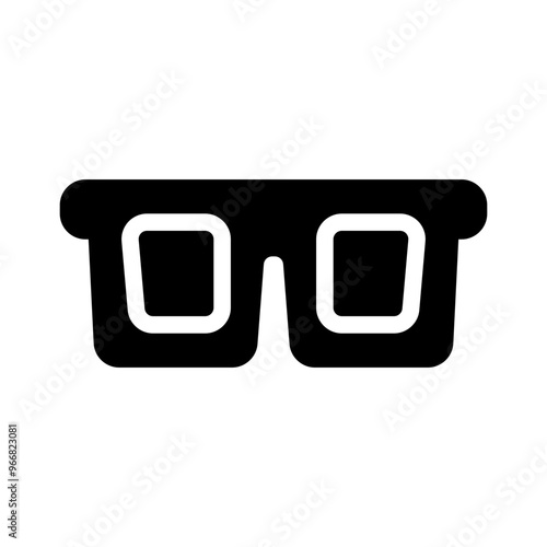 eyewear glyph icon