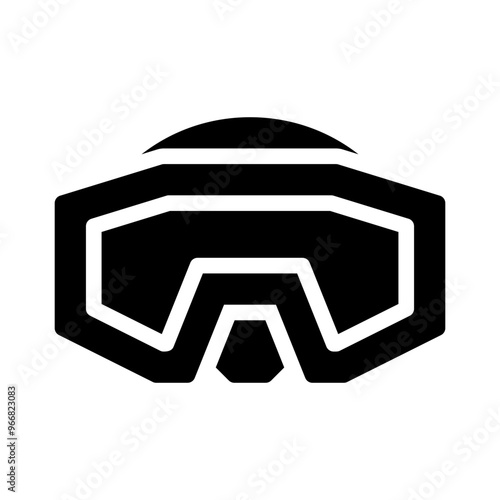 diving glyph icon