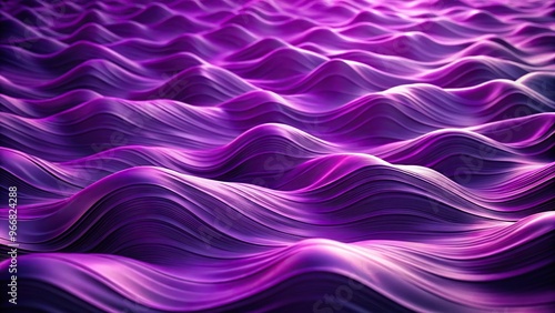 Purple abstract background with textured waves and depth of field