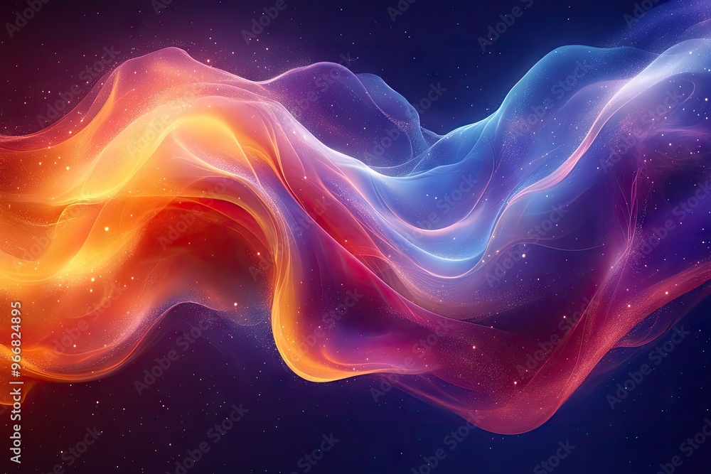 Abstract Cosmic Waves Abstract Cosmic Waves