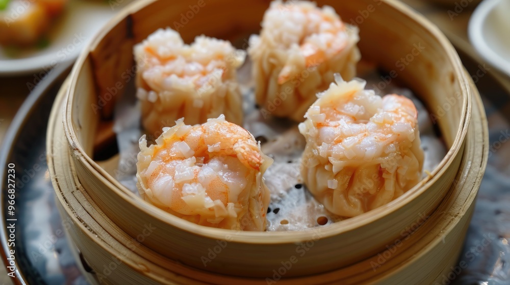Shrimp Shumai, a steamed dish to enjoy the sweet tenderness of dried sakura shrimp