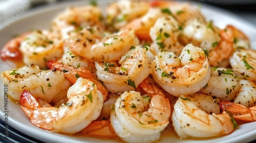 grilled shrimp with garlic and basil