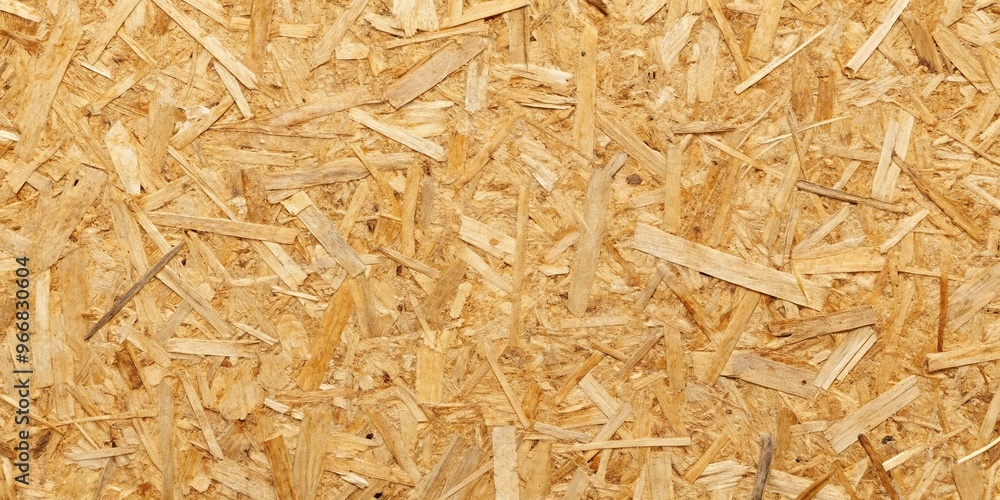 Realistic seamless texture of OSB oriented strand boards, perfect for loft wall surfaces, captured from a bird's eye view