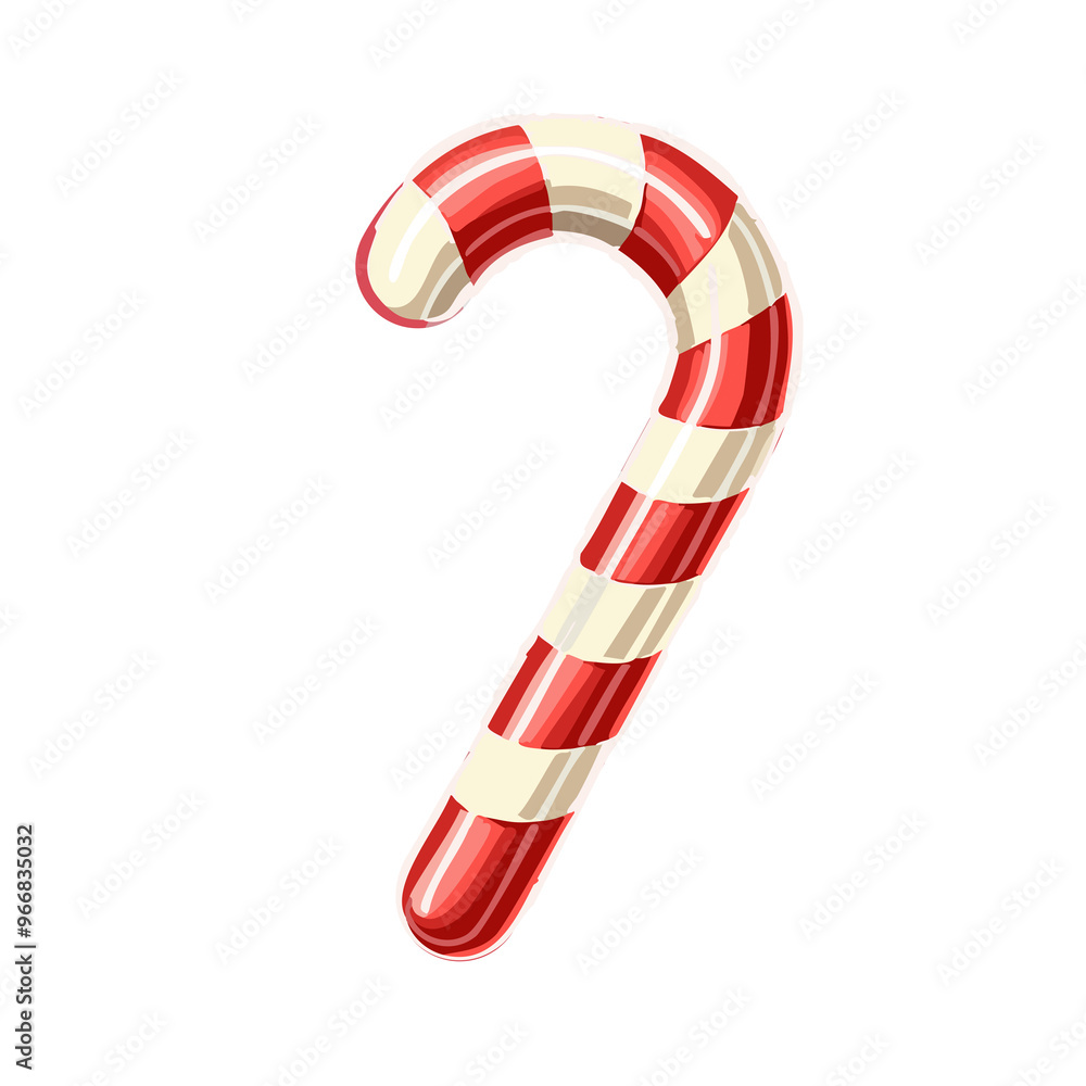 Fototapeta premium candy cane isolated on transparent