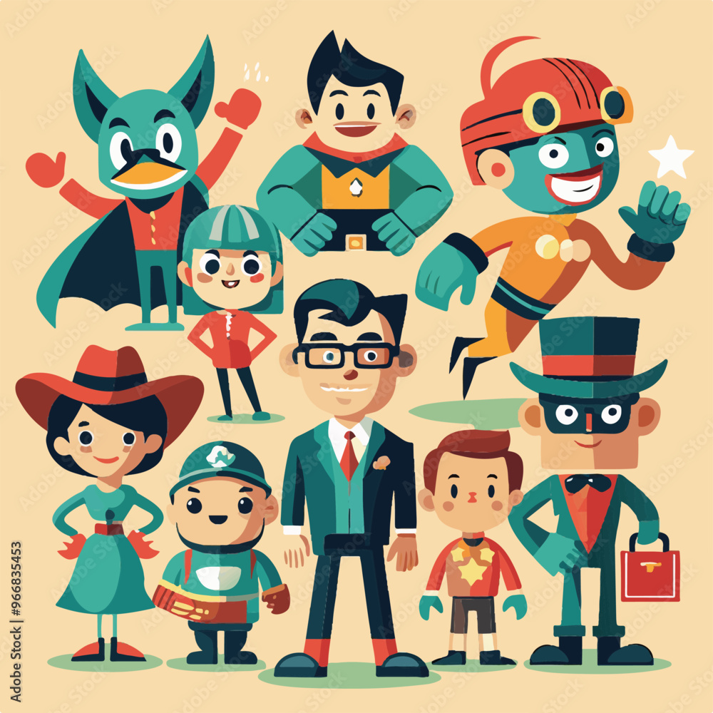 cartoon people icons cartoon people icons