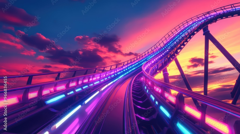 Obraz premium A Neon Adventure 
