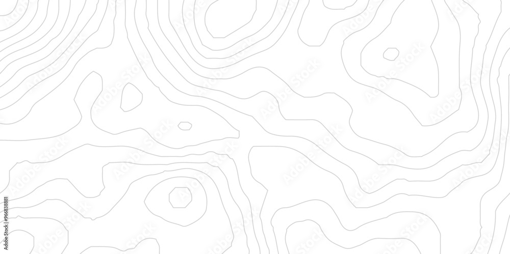 Abstract topographic contours map background. Seamless pattern with lines White wave paper curved reliefs abstract background, 
