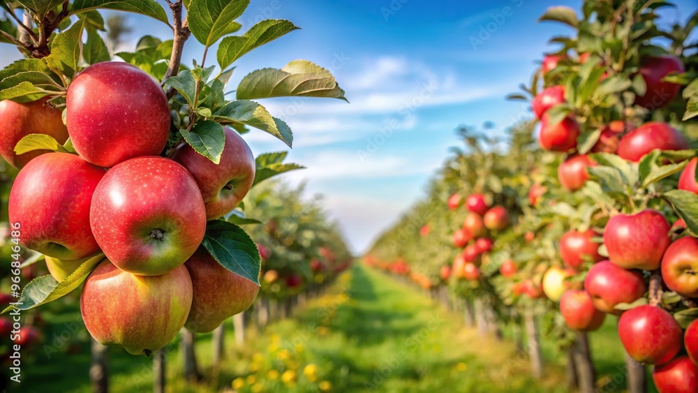 Ripe apples in orchard ready for harvest Ripe apples in orchard ready for harvest