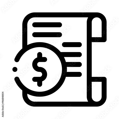 invoice line icon