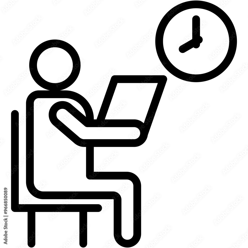 Waiting Time Icon Waiting Time Icon