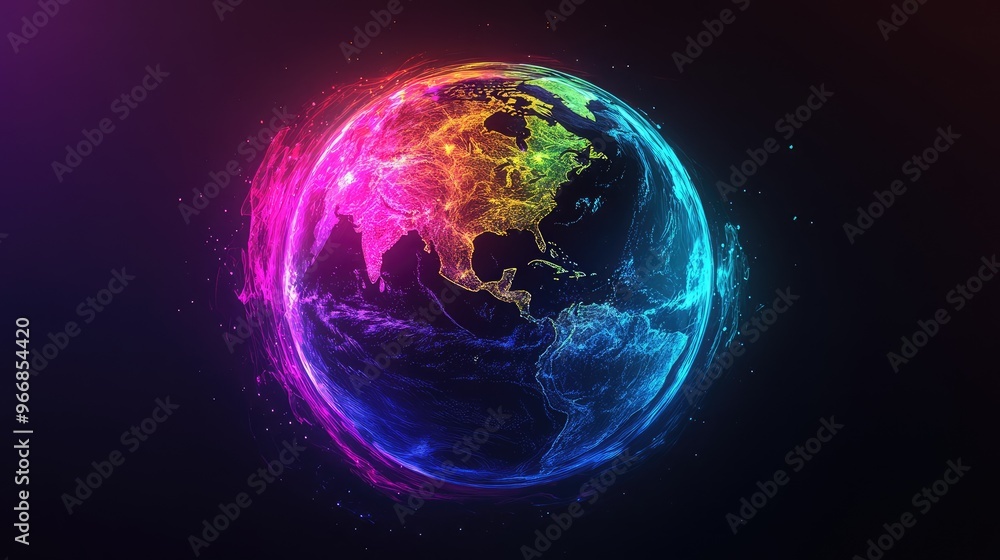 Fototapeta premium Colorful Sphere