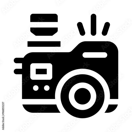 Camera glyph icon