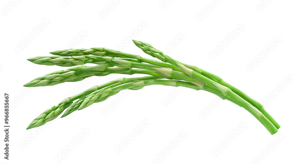 Fototapeta premium Green Asparagus Glitch Art