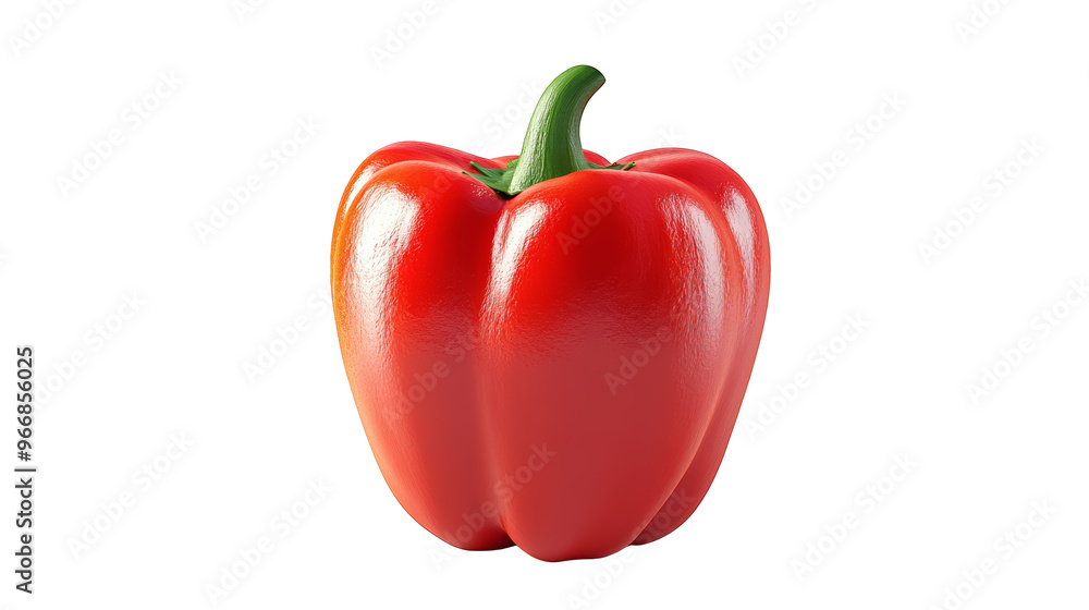 Red Bell Pepper Glitch Art Red Bell Pepper Glitch Art