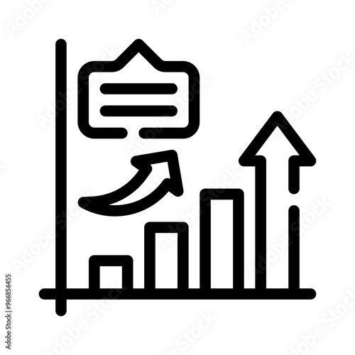 ascending bars line icon