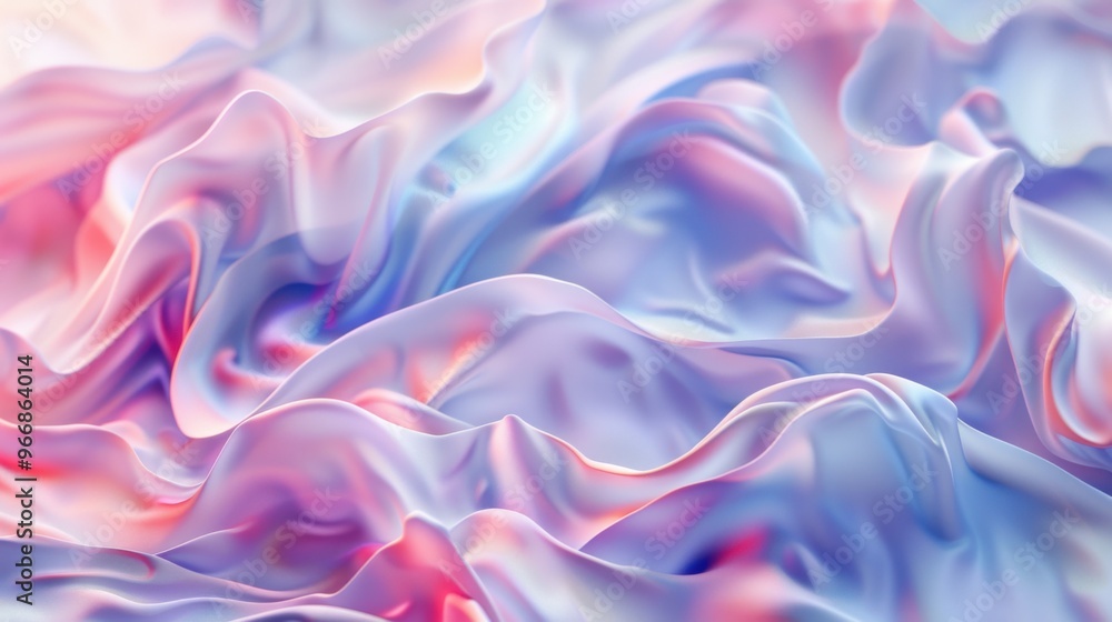 Flowing soft smooth round render background Flowing soft smooth round render background
