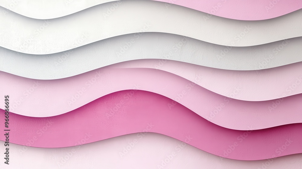 Abstract Pink and White Wavy Background Abstract Pink and White Wavy Background
