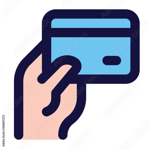 debit card icon for illustration
