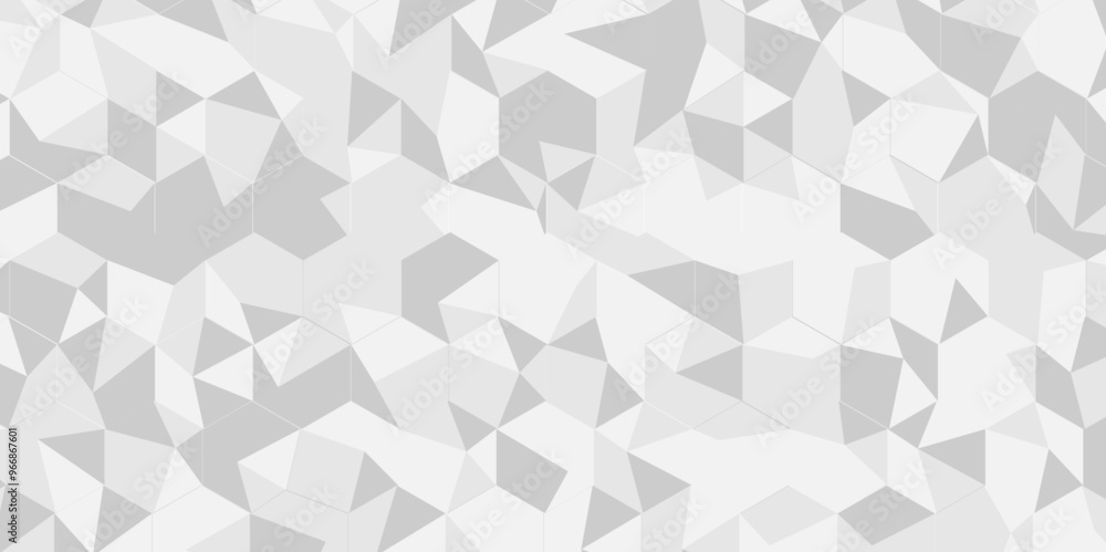 Vector geometric seamless gray and white cube square low polygon background. abstract surface creative diamond pattern gray Polygon Mosaic triangle, business corporate background. Vector geometric seamless gray and white cube square low polygon background. abstract surface creative diamond pattern gray Polygon Mosaic triangle, business corporate background.