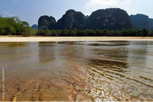 Dry season at Tha Pom Klong Song Nam National Park, Krabi Province Generative AI

 photo