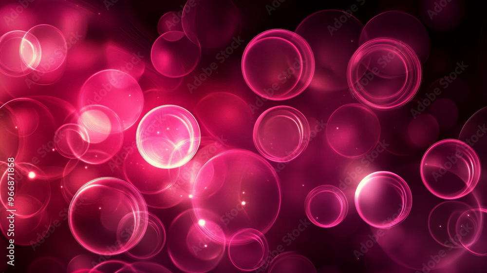 This design features a dark pink background with circles and blurry bubbles. It's perfect for creating ads, posters, or banners for your website. This design features a dark pink background with circles and blurry bubbles. It's perfect for creating ads, posters, or banners for your website.