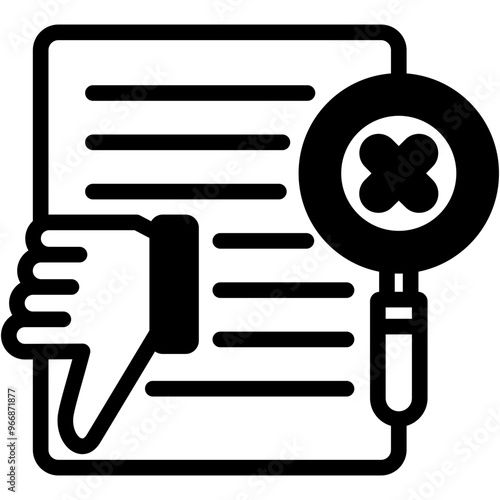 Adverse Opinion Icon
