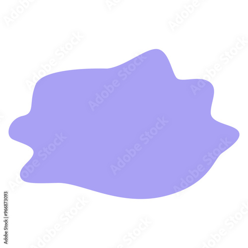 purple cute shape