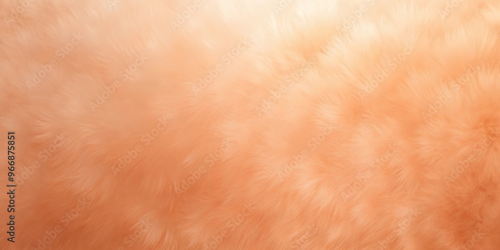 Fototapeta premium Silhouette abstract background with fuzzy peach color