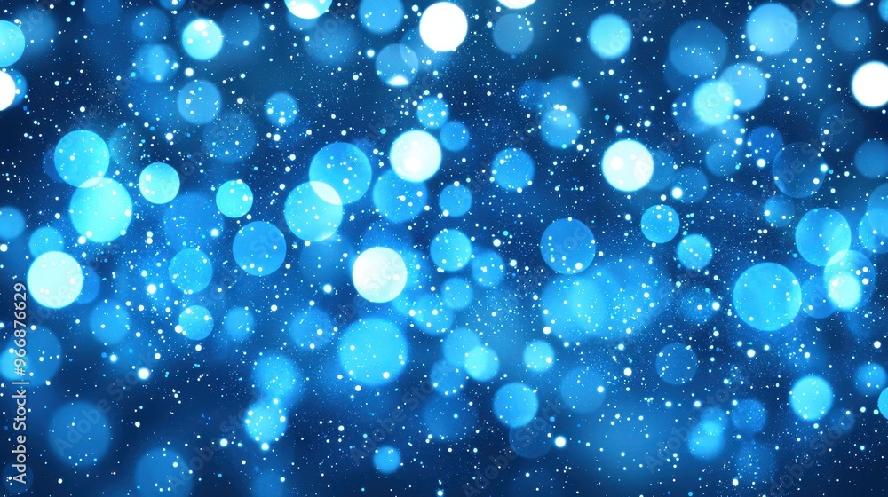 Abstract Blue Bokeh Background with Sparkle Texture Abstract Blue Bokeh Background with Sparkle Texture