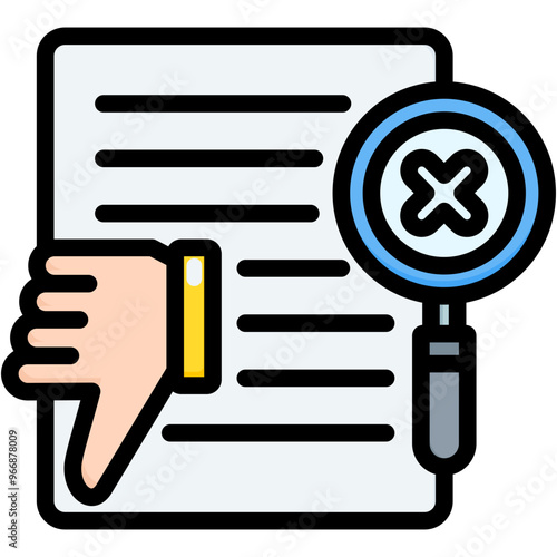 Adverse Opinion Icon