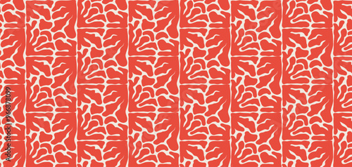 Floral, flower vintage seamless pattern. Soft pastel background in minimalist for backgrounds products, wallpapers, textile, and fashion design.