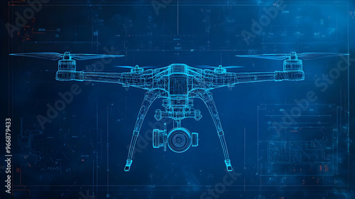 A blueprint-style illustrat...