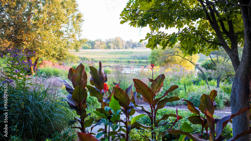 Scenic Michigan state university tollgate farm in Farmington Hills , Michigan