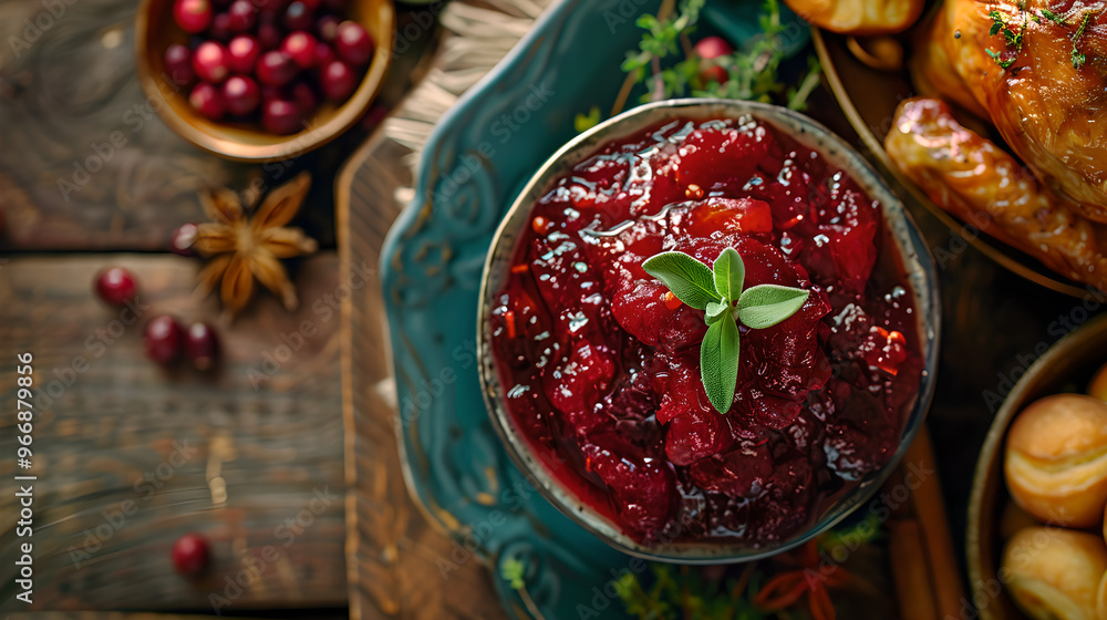cranberry sauce Thanksgiving Day themed, food photography cranberry sauce Thanksgiving Day themed, food photography