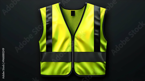 A bright yellow safety vest...