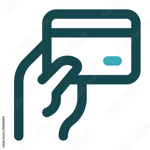 debit card icon for illustration