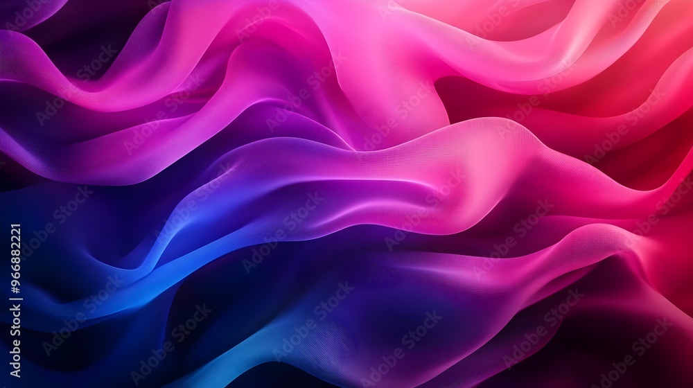 Soft transitions, vibrant hues, fluid abstract waves, holographic effect, ultra-modern design Soft transitions, vibrant hues, fluid abstract waves, holographic effect, ultra-modern design