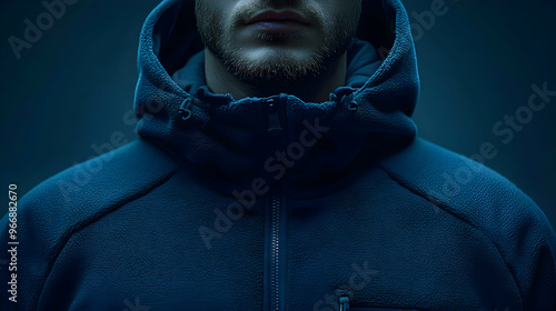 A close-up of a person wear...