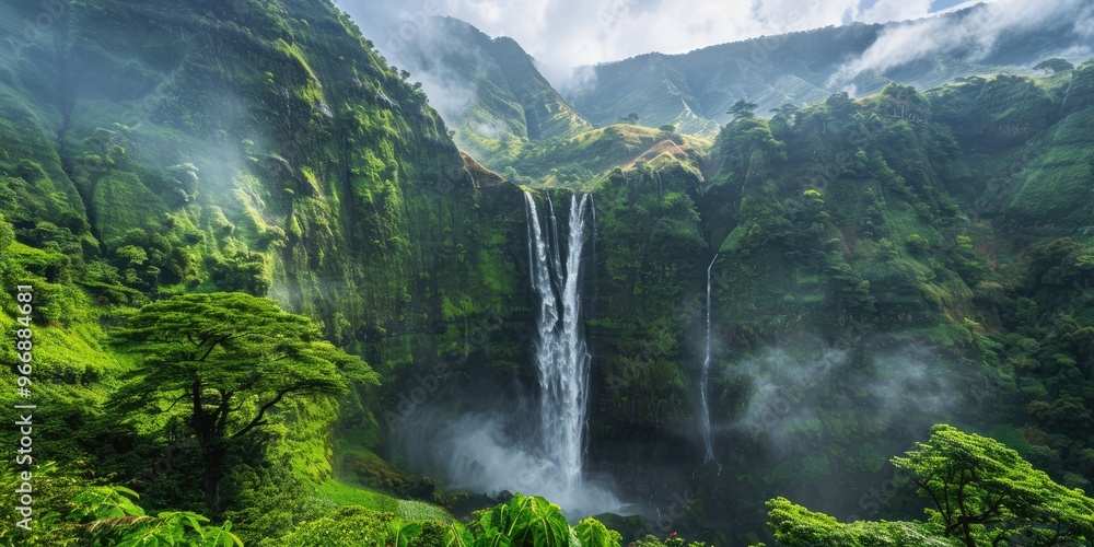 Fototapeta premium Majestic Waterfall