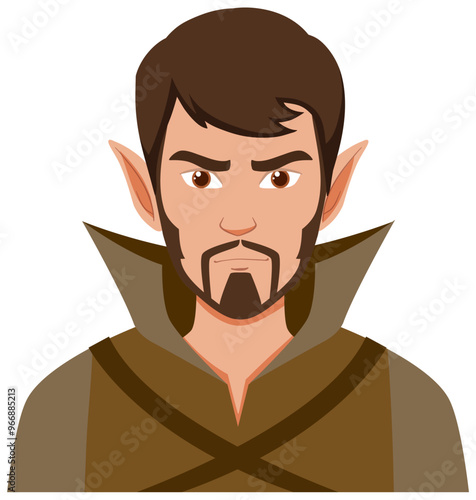 Fantasy Elf Character Portrait