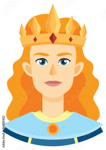Royal Queen Vector Illustration