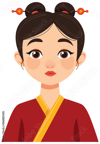 Traditional Chinese Girl Avatar