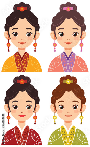 Traditional Chinese Female Avatars
