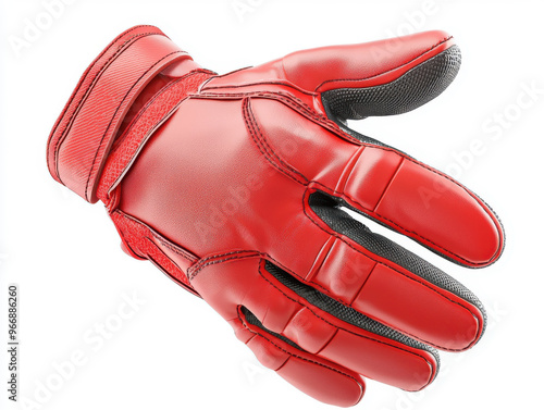 Wallpaper Mural Red leather gloves with black accents, perfect for tough and stylish look Torontodigital.ca