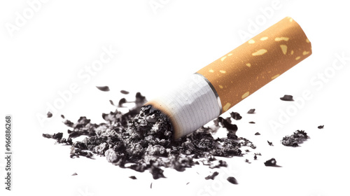 Cigarette on a transparent background