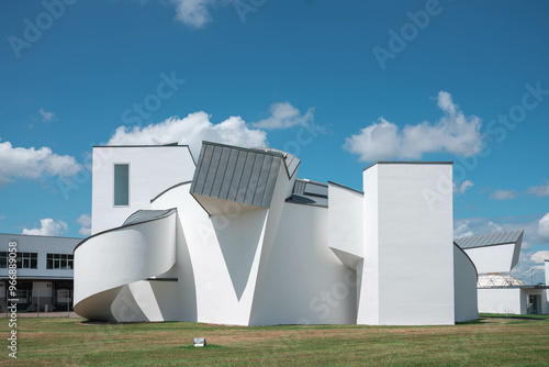 Design Museum in Germany, in a sunny day.