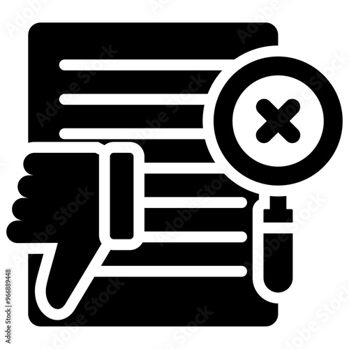 Adverse Opinion Icon