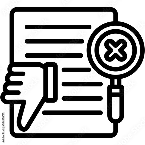 Adverse Opinion Icon