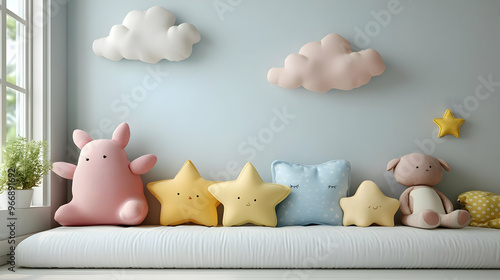 A cozy children's room feat...